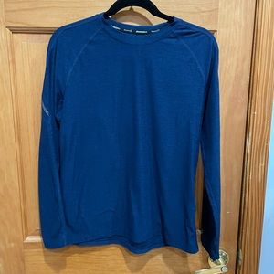 Boys-long sleeve Russell Shirt, XL 14/16 size Blue.
